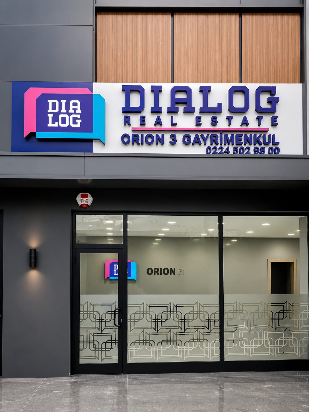 Dialog Gayrimenkul Şube Cephe Tabelaları