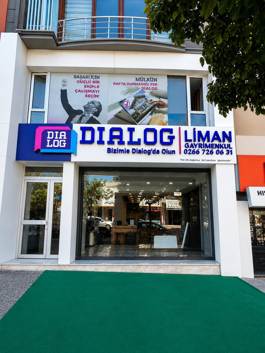 Dialog Gayrimenkul Şube Cephe Tabelaları