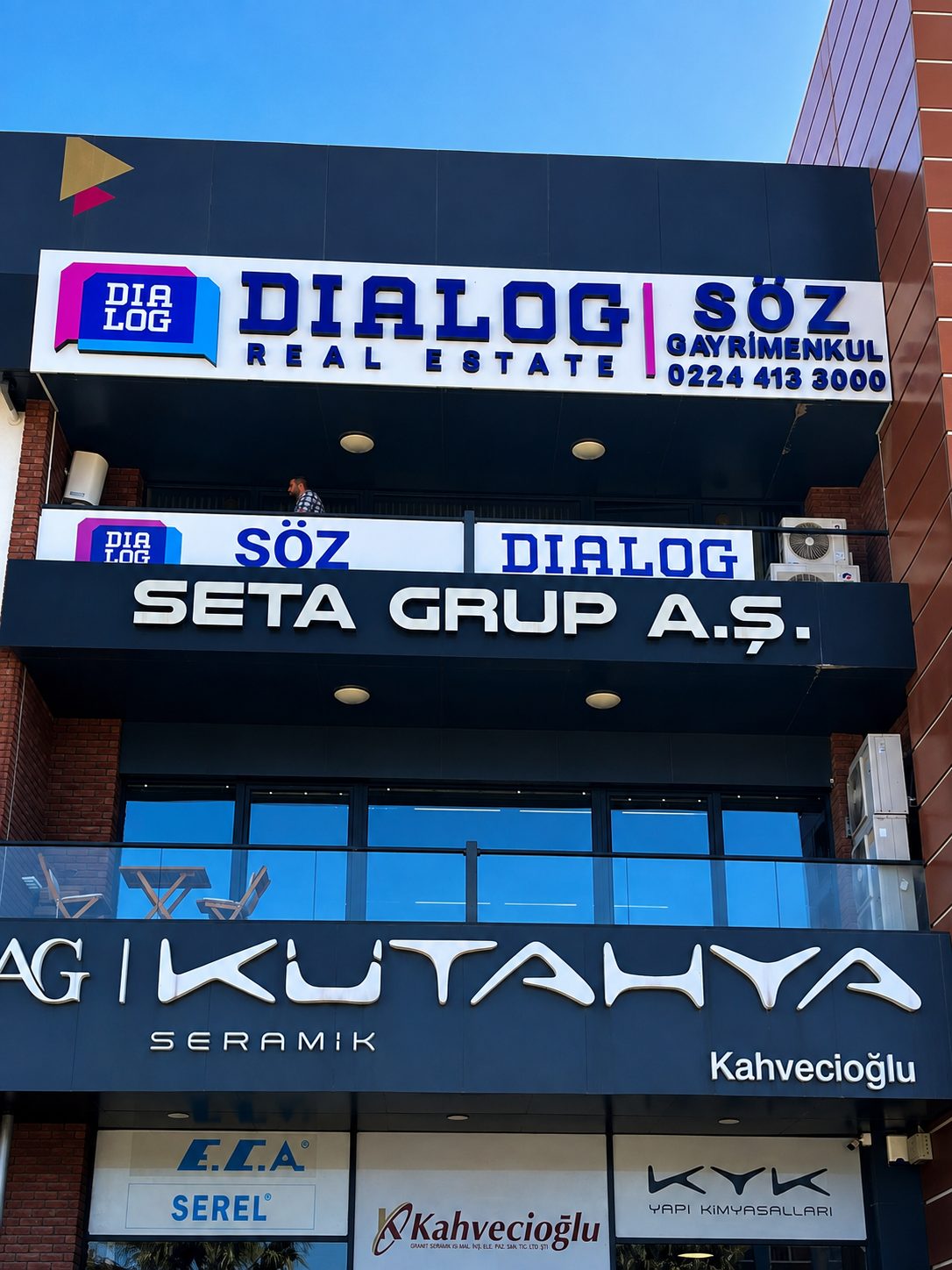 Dialog Gayrimenkul Şube Cephe Tabelaları