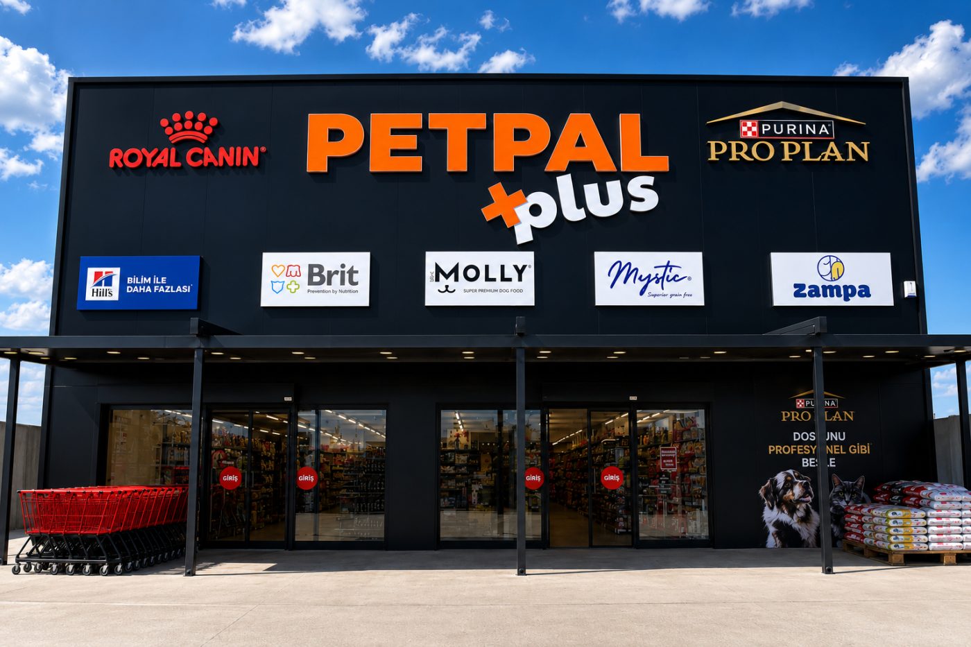Petpal Plus Mağaza Cephe Uygulamaları