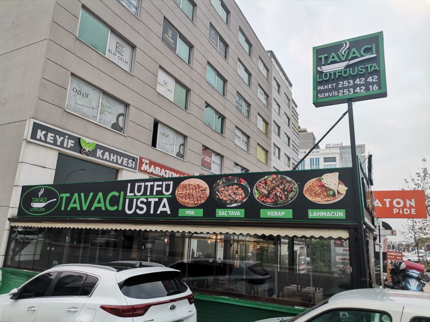Tavacı Lütfü Usta tabela uygulaması